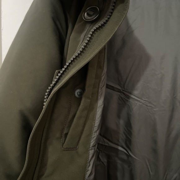 UNIQLO Men’s Ultra Warm Hybrid Down Coat Jacket | XXS / 2XS | Olive - Picture 10 of 14
